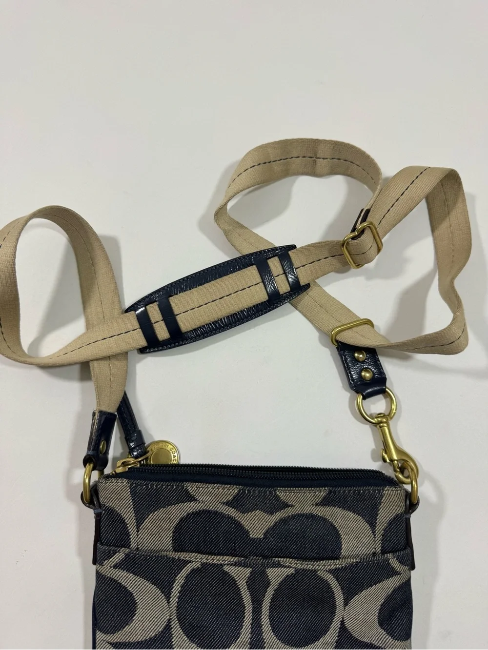 Coach signature denim